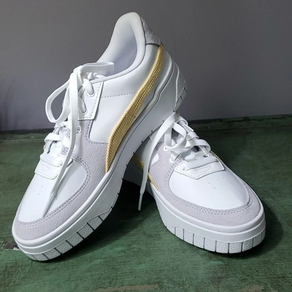Puma Cali Dream Corderoy Jr. Platform Tennis Shoe - Picture 2 of 5